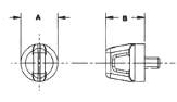 Tie Down Knob Dimensions